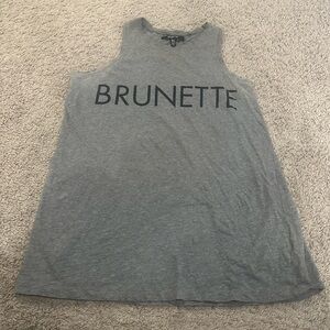 Brunette The Label Tank Top